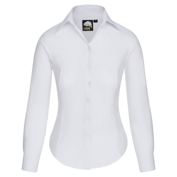 5560 - Classic Ladies Oxford Long Sleeve Blouse