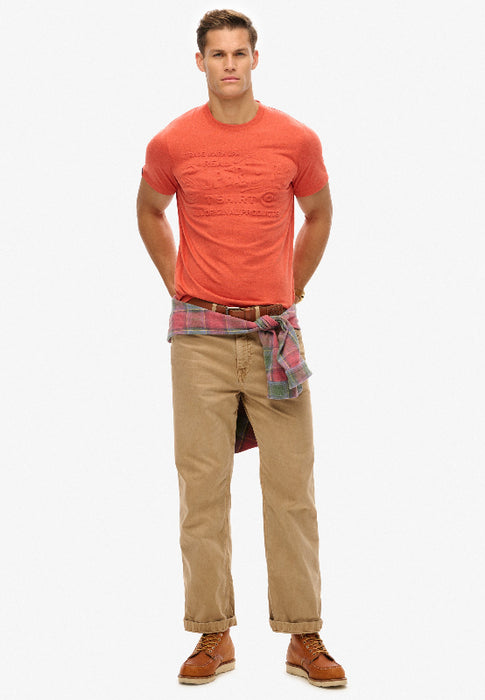 Workwear Embossed Relaxed Tee