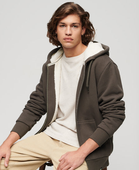 Lined Zip Hoodie