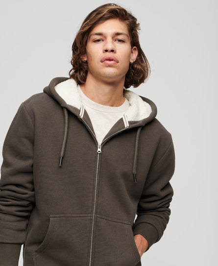 Lined Zip Hoodie
