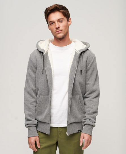 Lined Zip Hoodie