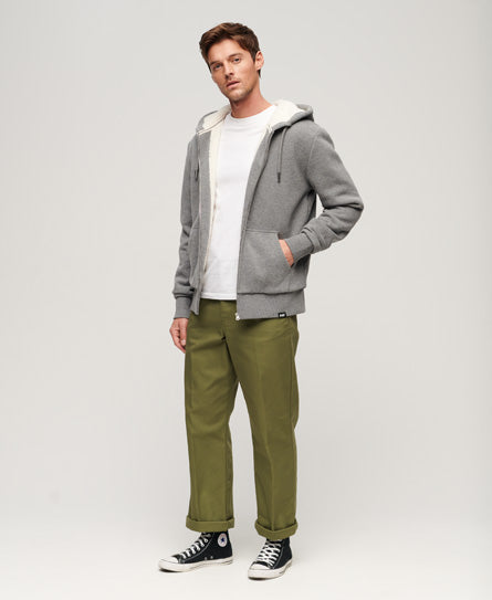 Lined Zip Hoodie