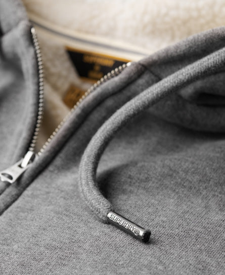 Lined Zip Hoodie