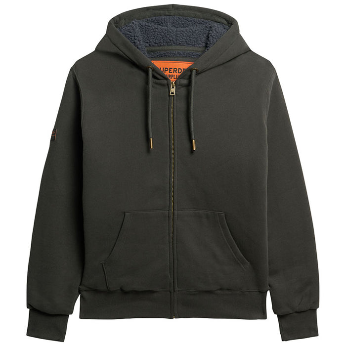 Borg Lined Zip Hoodie