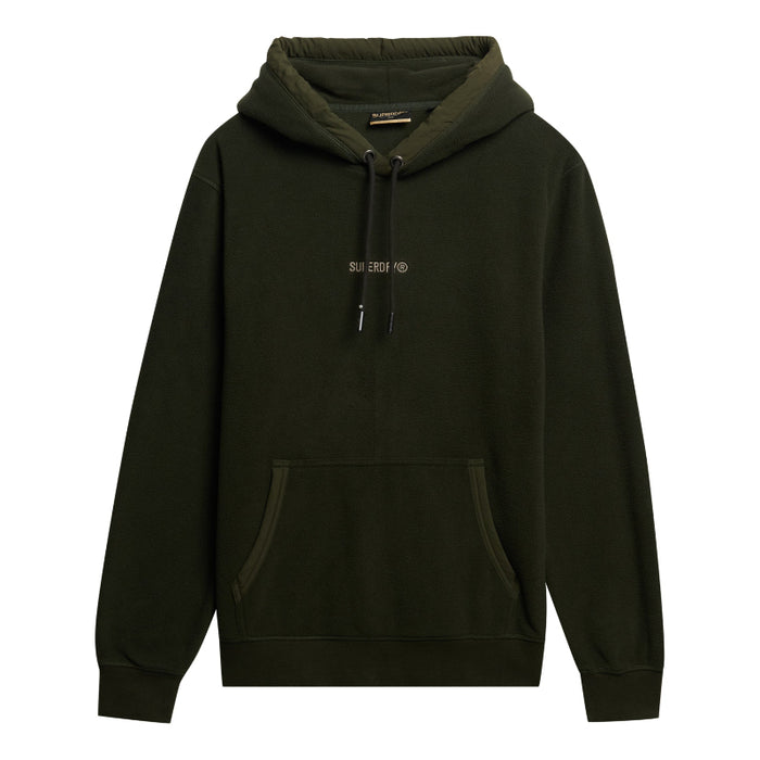 Micro Logo Fleece Hoodie