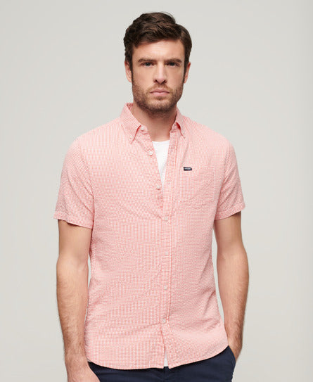 Seersucker Short Sleeve Shirt