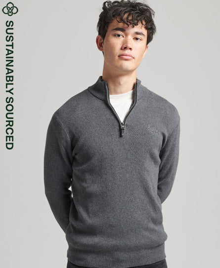 EMB Cotton/Cash Henley
