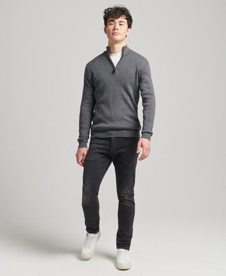 EMB Cotton/Cash Henley