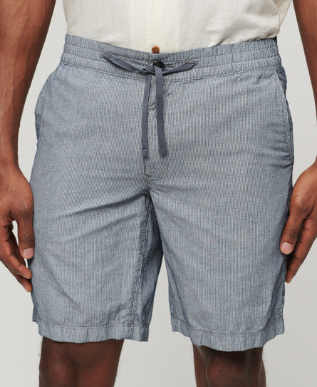 Drawstring Linen Shorts
