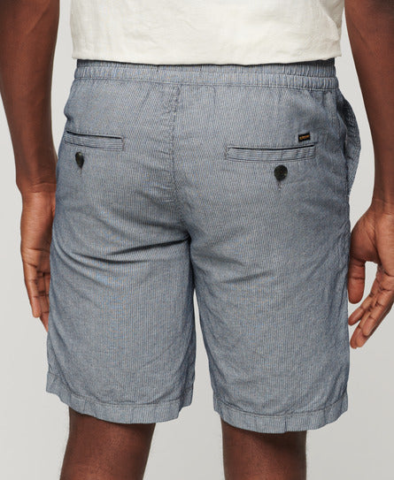 Drawstring Linen Shorts