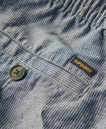 Drawstring Linen Shorts