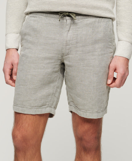 Drawstring Linen Shorts
