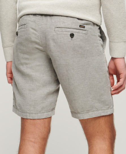 Drawstring Linen Shorts