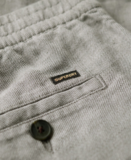 Drawstring Linen Shorts