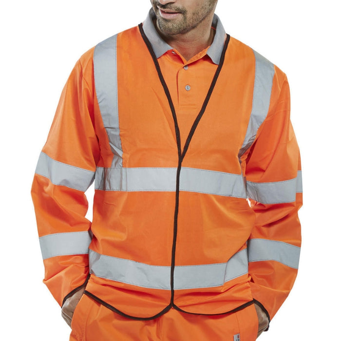 Hi-Vis Long Sleeve Jerkin