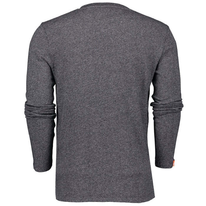Twill Texture Long Sleeved Top