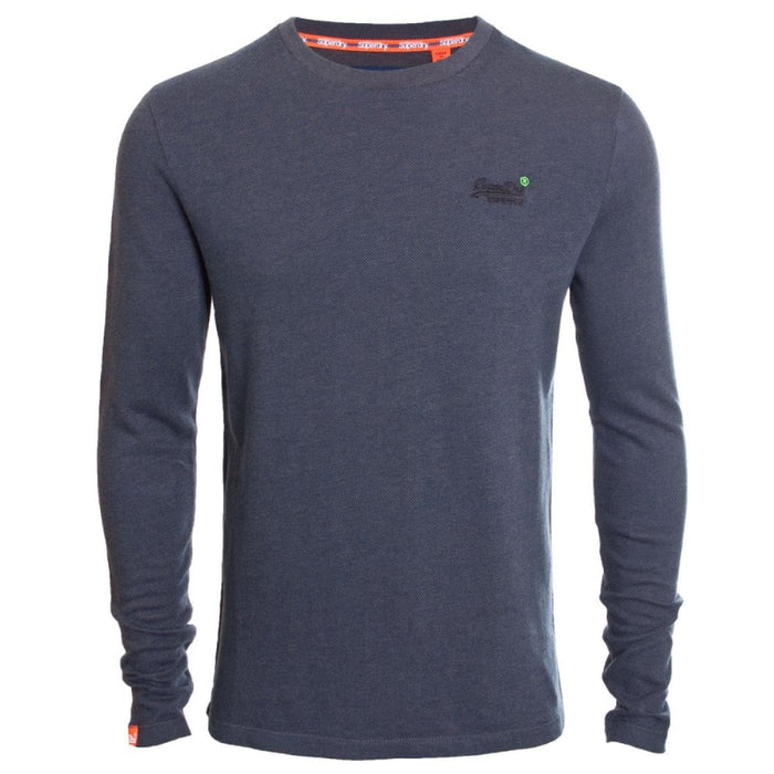 Twill Texture Long Sleeved Top