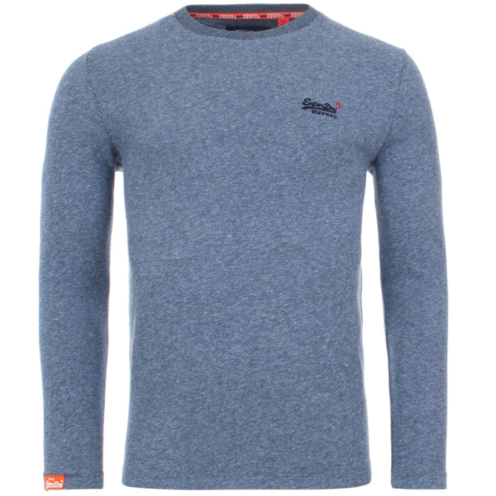 Twill Texture Long Sleeved Top