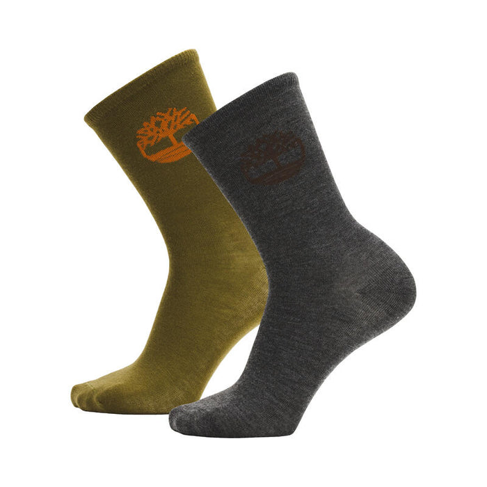 2 Pairs Lightweight Thermal Crew Socks