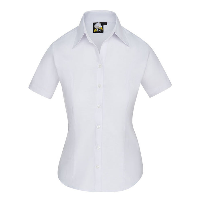 5550 - Classic Ladies Oxford Short Sleeve Blouse
