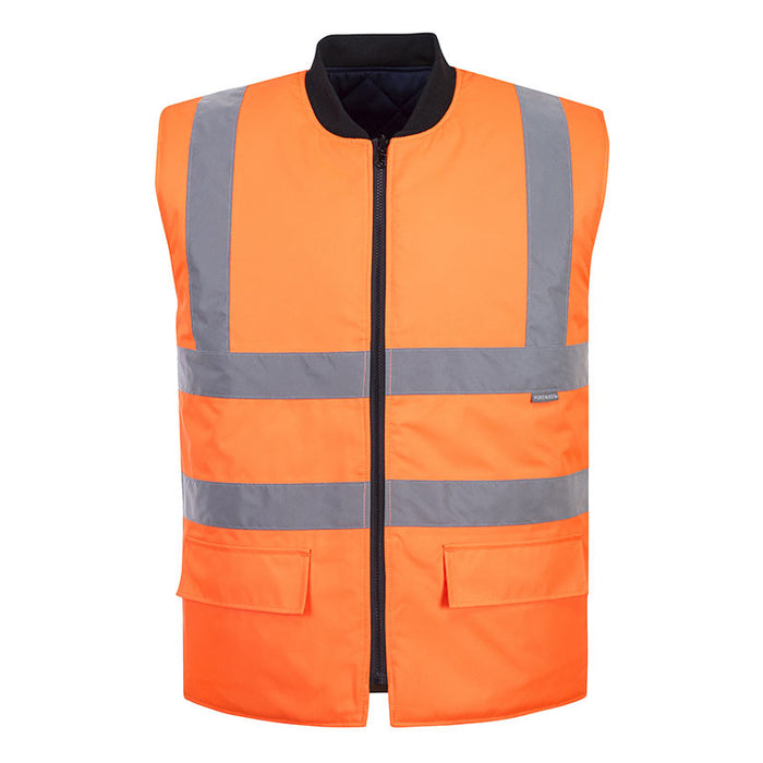 S469 - Hi-Vis Reversible Bodywarmer