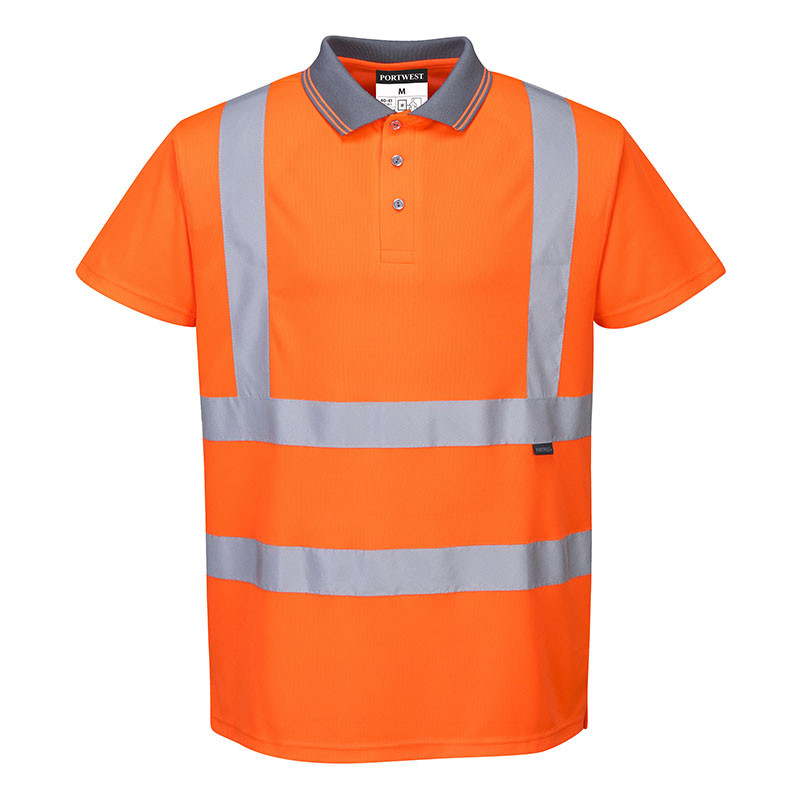 Hi Vis Short Sleeve Poloshirt