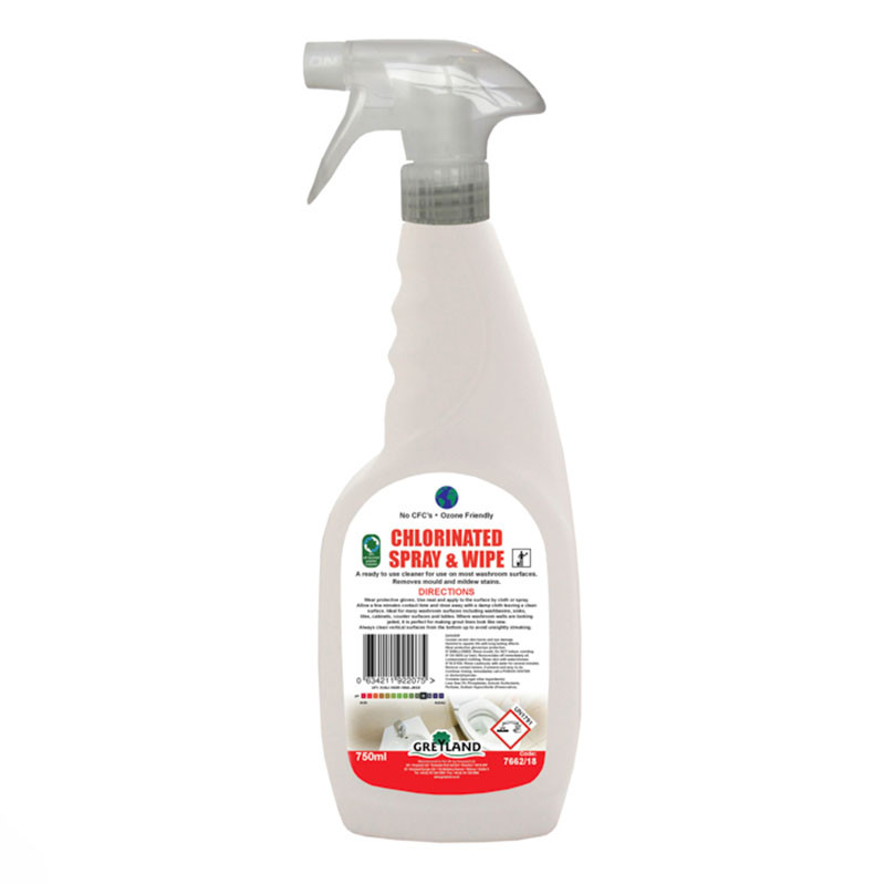 Spray & Wipe with Bleach 750ml