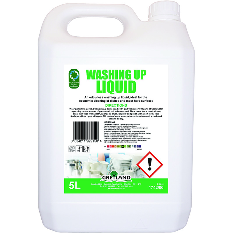 Washing Up Liquid 5 Ltr