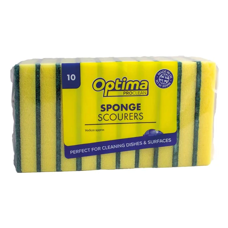 Green Sponge Scourers