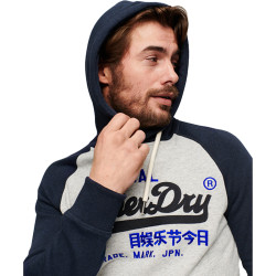 VL Heritage Hoodie Navy/Grey