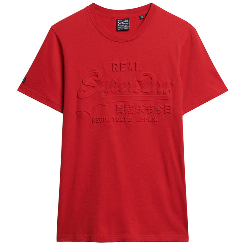 Embossed T-Shirt Expedition Red