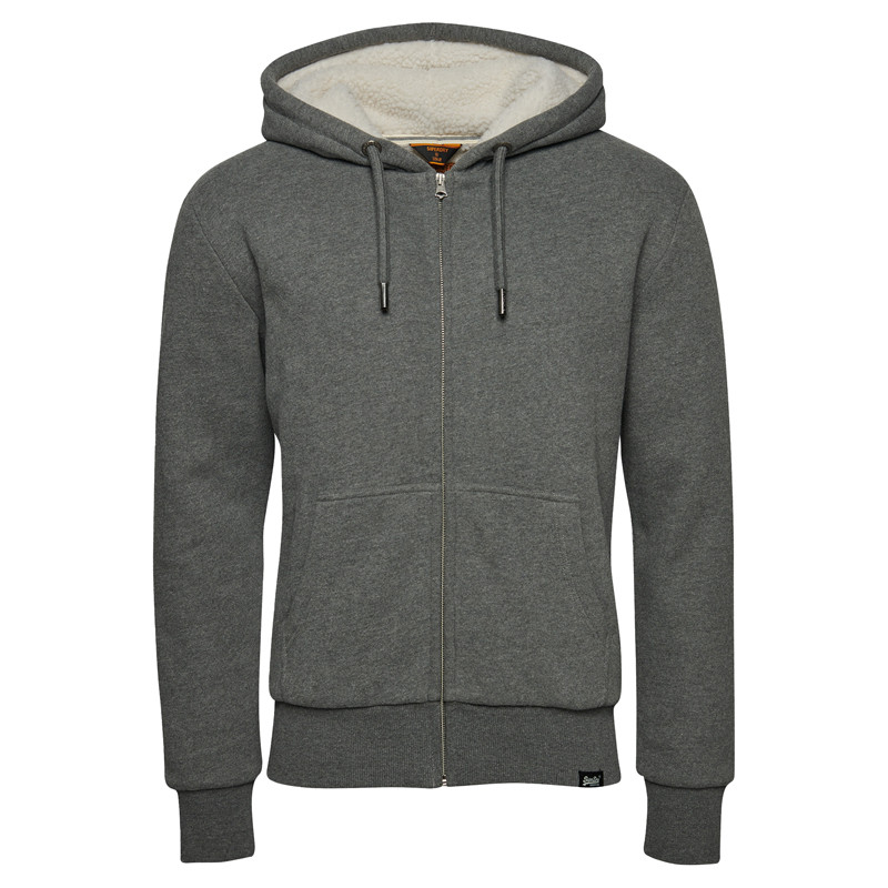 Lined Zip Hoodie