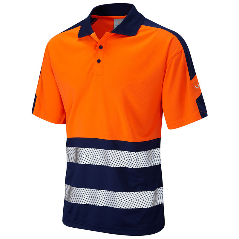 Watersmeet Polo Shirt OrangeNavy