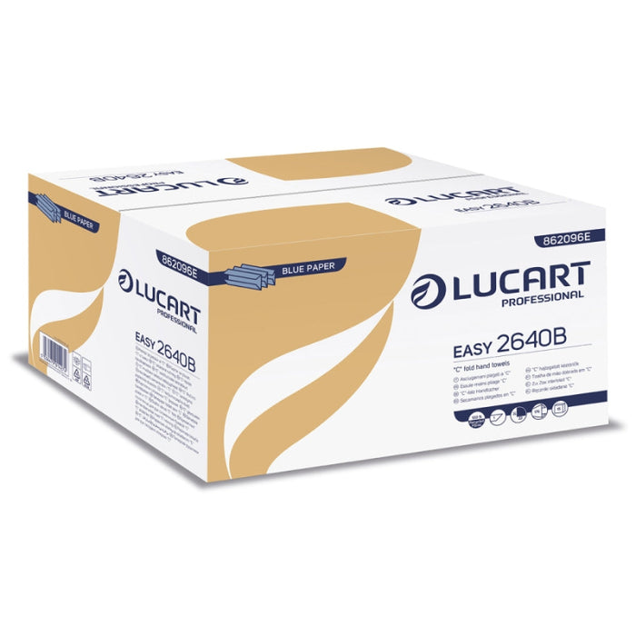 C-Fold Towels - Blue