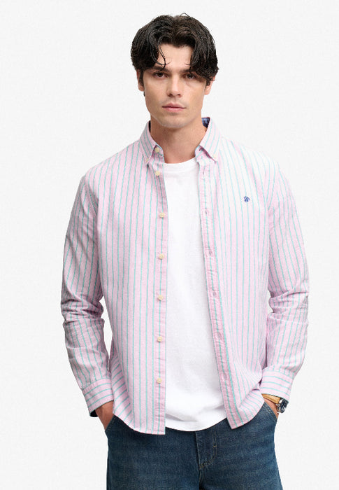 Preppy Oxford Long Sleeve Shirt