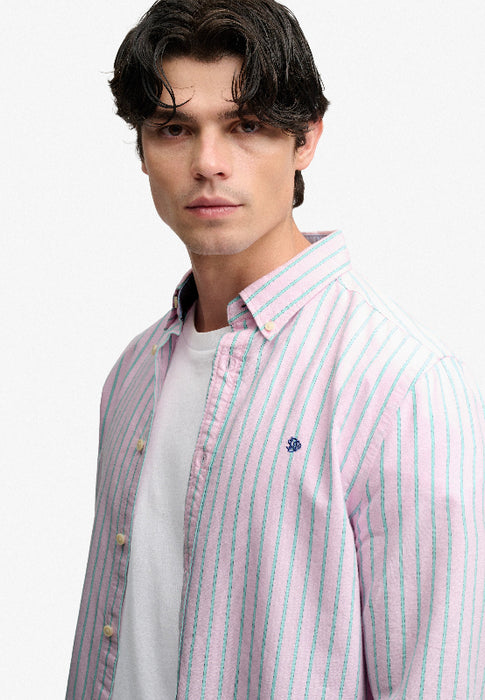 Preppy Oxford Long Sleeve Shirt