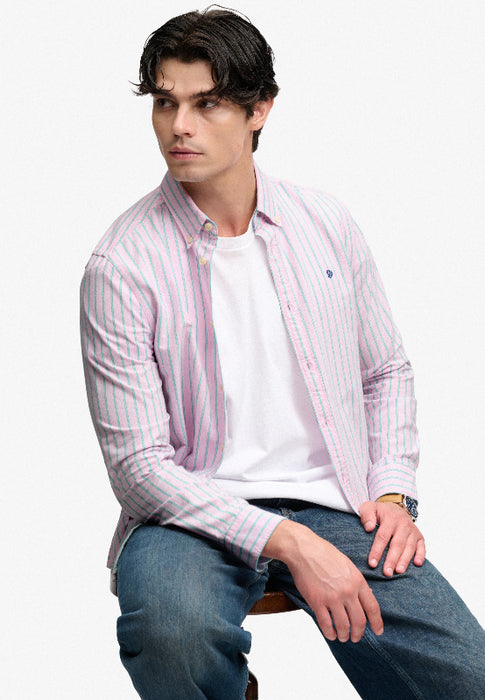 Preppy Oxford Long Sleeve Shirt