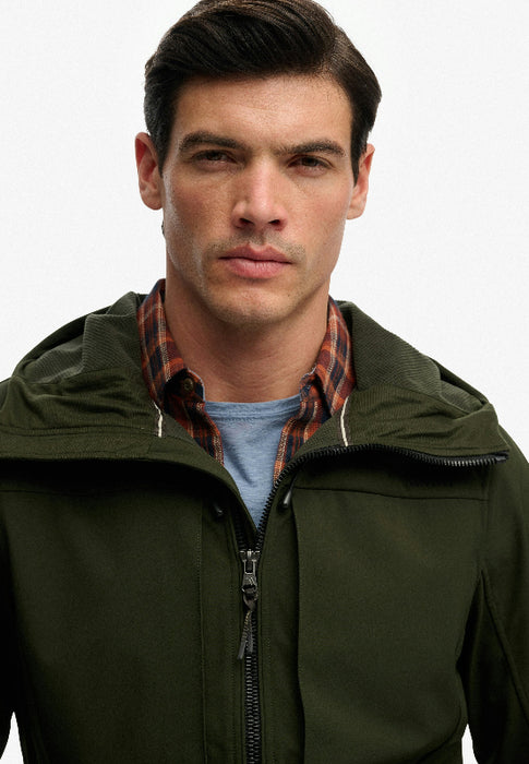 Hooded Softshell Trekker Jacket