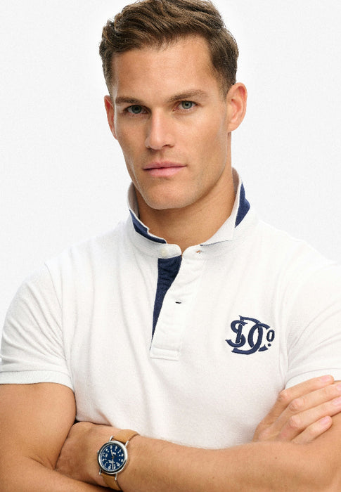 Pique Monogram Polo Shirt