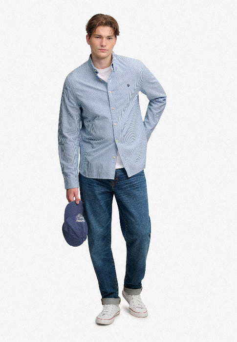 Preppy Oxford Long Sleeve Shirt
