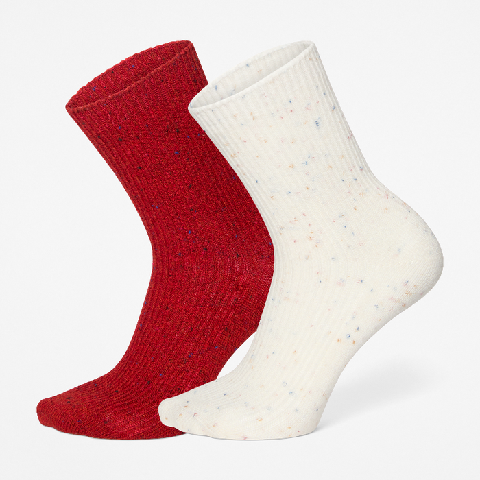 Speckled 2-Pack Crew Sock