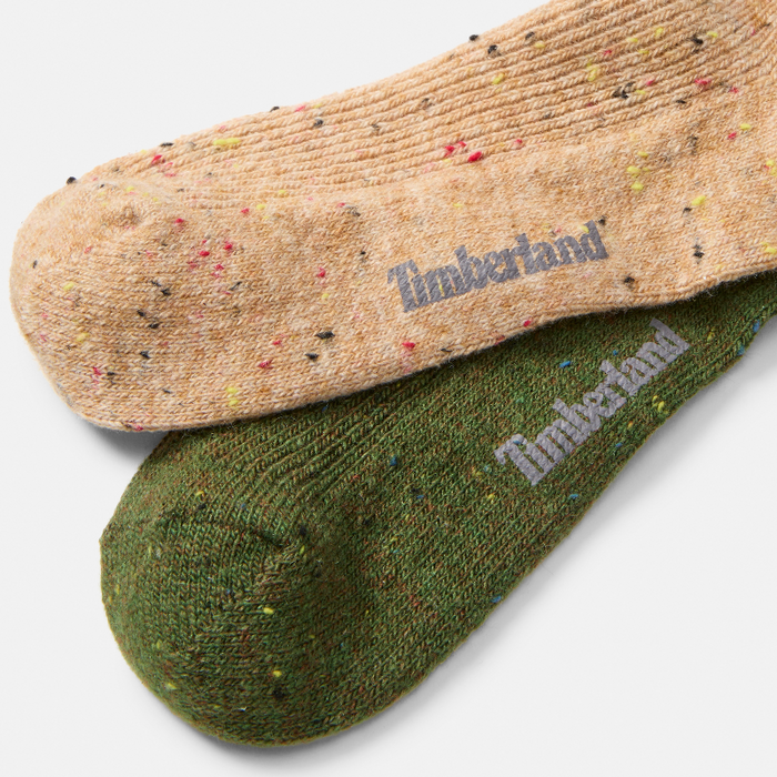 Speckled 2-Pack Crew Sock