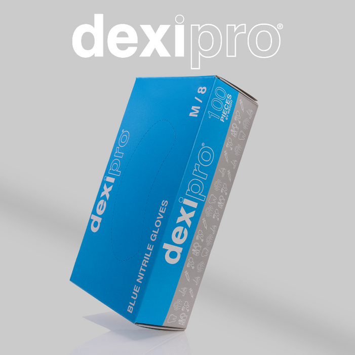 Dexi Pro Blue Nitrile Glove