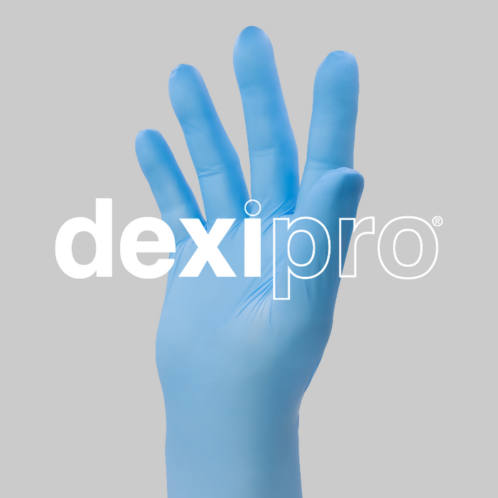 Dexi Pro Blue Nitrile Glove