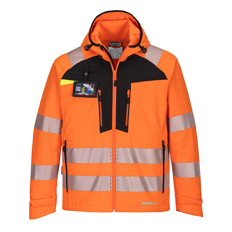 DX475 - Hi Vis Softshell Jacket — Workwear (East Anglia) Ltd